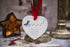 Sprocker Walk Beside Us Ceramic Heart